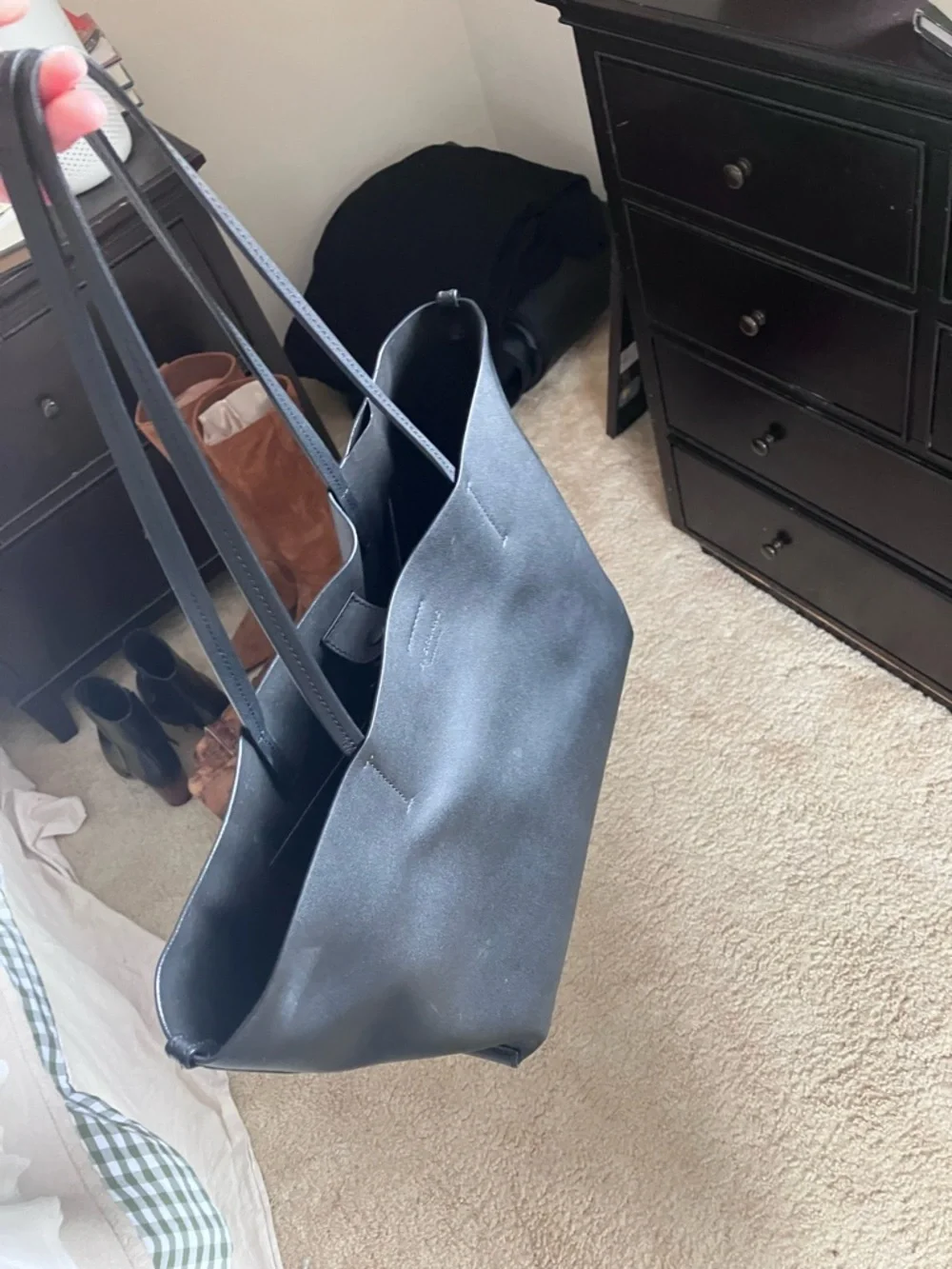 The Luxe Medium Italian Leather Tote Everlane - Picture 10 of 10